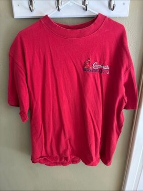 Majestic Red Cardinals Short Sleeve Men's Tee